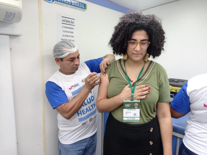 Sespa oferta vacinas e atendimento ambulatorial a participantes do 'Diálogos da Amazônia'