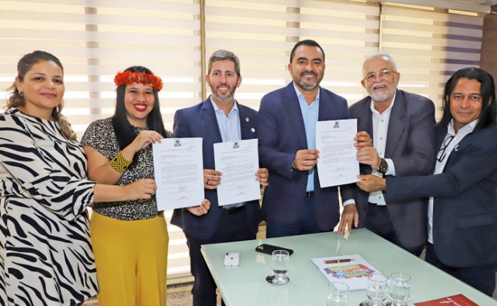 Governador Wanderlei Barbosa recebe visitas do presidente do Iphan e de Comandante do Exército Brasileiro