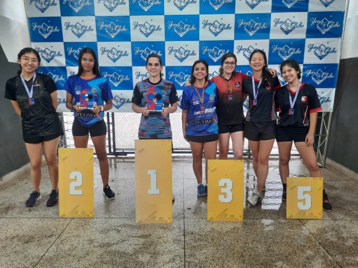 Araça Pong ocupa 16 pódios no Regional de Tênis de Mesa
