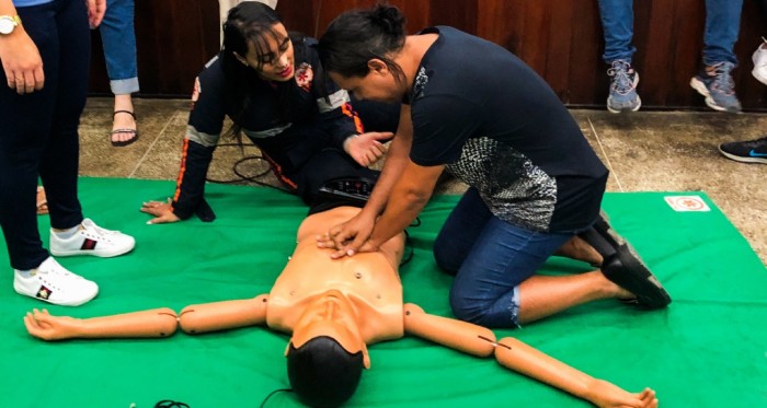 Importância dos primeiros socorros é enfatizada durante capacitação