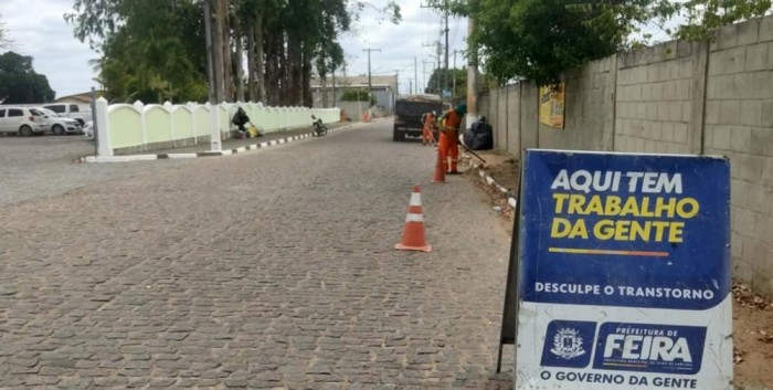 Serviços Públicos promove limpeza nas imediações dos cemitérios