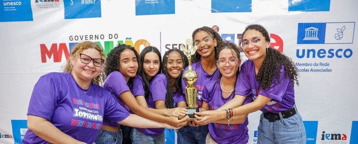 Alunas do Iema São Luís vencem maratona do Unicef ao criar game que simula criação de um novo planeta