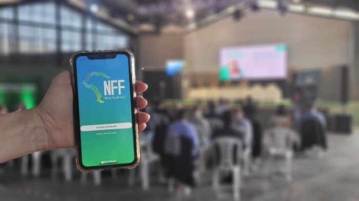 Tela inicial do aplicativo Nota Fiscal Fácil -Foto: Ascom Sefaz