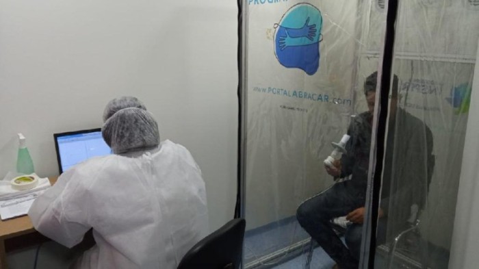 Hospital Estadual Santa Casa faz mutirão de exames para medir fluxo de ar dos pulmões de pacientes
