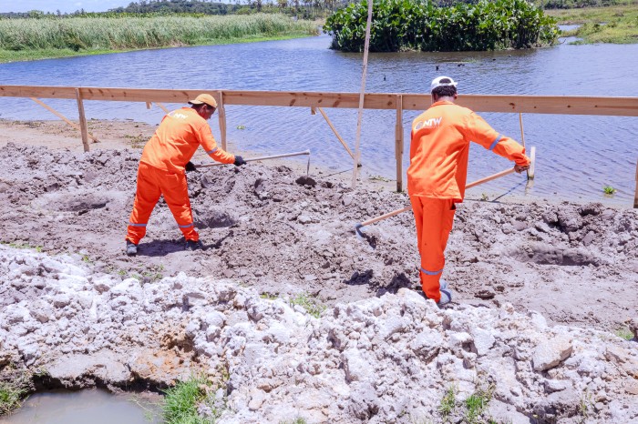 Prefeitura inicia obras da ponte que liga as comunidades de Areias e Piabas