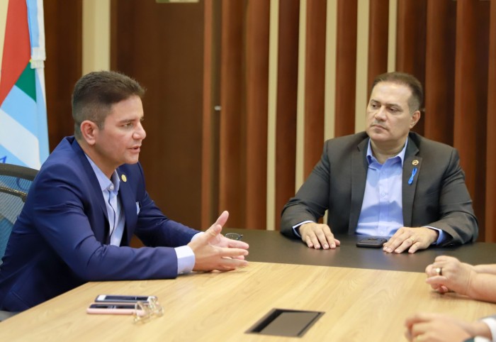 Em visita institucional ao TCE, governador Gladson Cameli enaltece atuação da instituição