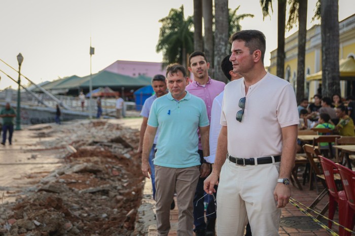 Com esforços do governo, obra de revitalização do calçadão do Novo Mercado Velho avança em Rio Branco