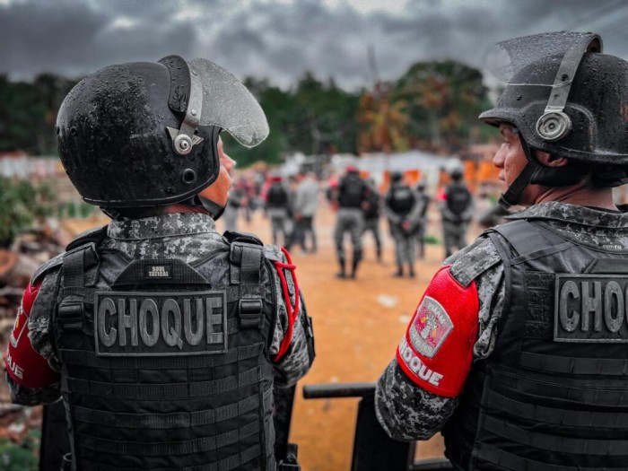 Sistema de Segurança realiza operação de reintegração de posse, no Tarumã