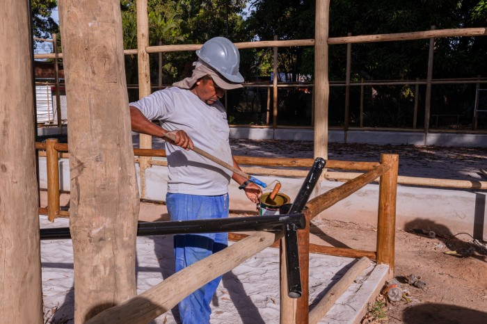 Obras de requalificação da Praça da Boa Esperança continuam