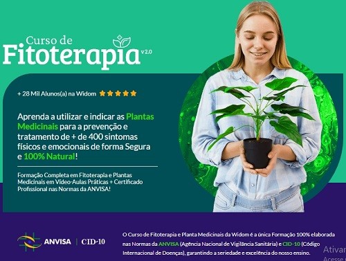 Widom lança curso online de fitoterapia e plantas medicinais
