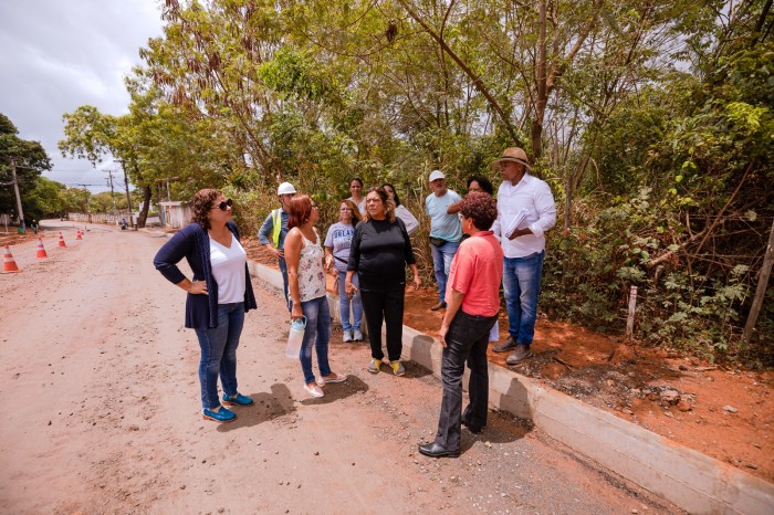 Comissão realiza visita técnica às obras de Requalificação e Urbanização de Itacimirim