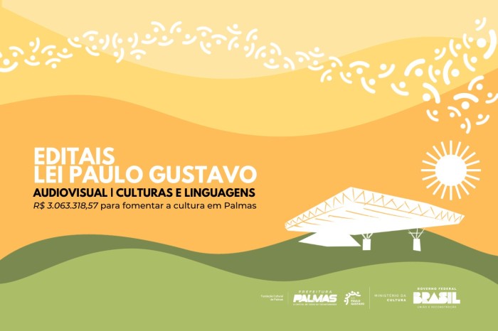 Fundação Cultural de Palmas divulga inscrições homologadas nos editais da Lei Paulo Gustavo