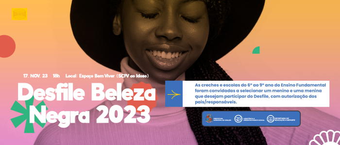 Desfile Beleza Negra 2023 vai eleger Miss e Mister da Rede de Ensino