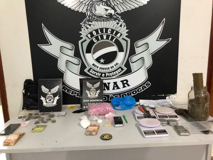 Polícia Civil prende homem por tráfico de drogas em Campo Grande