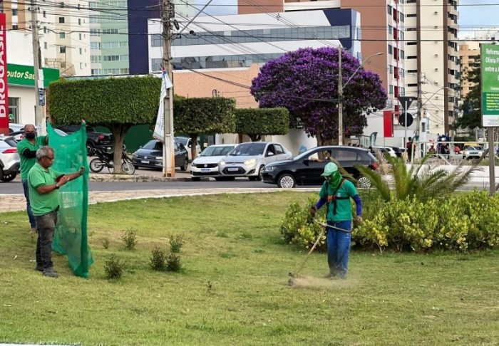 Semma realiza paisagismo em espaços da cidade