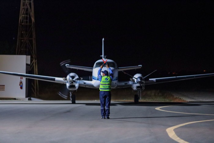 Rafael Fonteles inaugura primeiro voo noturno no aeroporto de Picos