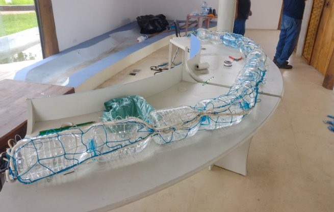 Secretaria do Meio Ambiente instala ecobarreira e celebra Dia do Rio