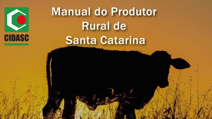 Cidasc lança Manual do Produtor Rural para facilitar processo de cadastro no Sigen+