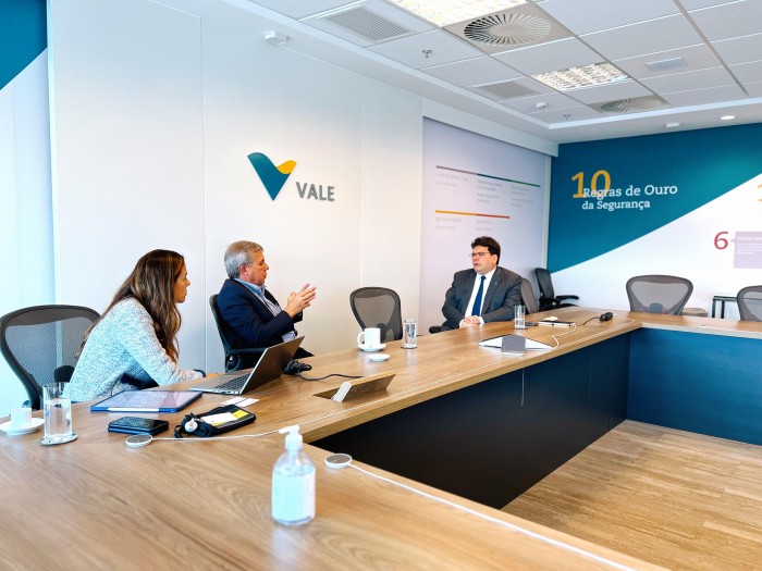 Hidrogênio Verde: Rafael Fonteles apresenta à mineradora Vale potenciais produtivos do Piauí 