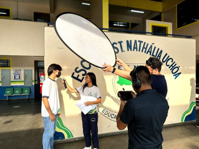 Produção audiovisual sobre conscientização ambiental em escola de Manaus tem apoio do Governo do Amazonas