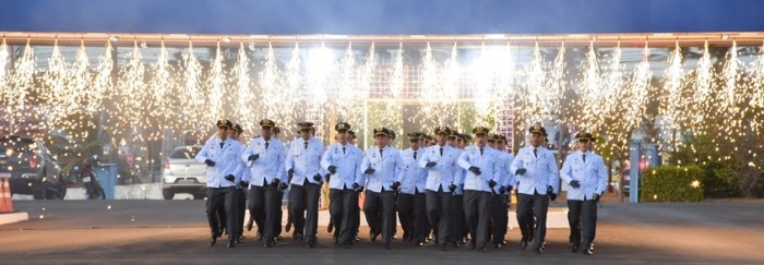 - Solenidade de formatura foi realizada no Quartel do Comando Geral da Polícia Militar, no Calhau (Foto: Divulgação)