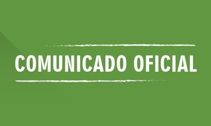 Comunicado oficial