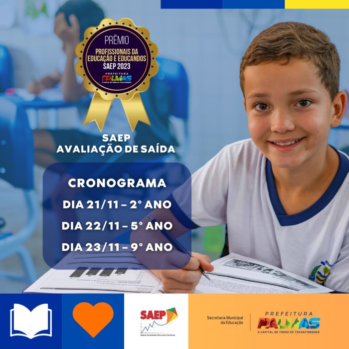Avaliações de saída do Saep começam terça, 21, e seguem até quinta-feira, 23