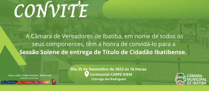 Foto: Reprodução/Câmara de Ibatiba - ES