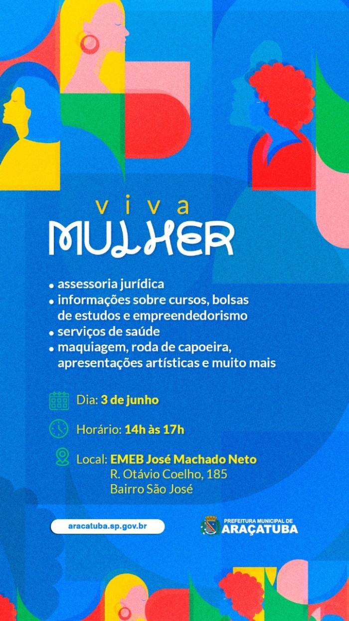 4º Viva Mulher é neste sábado