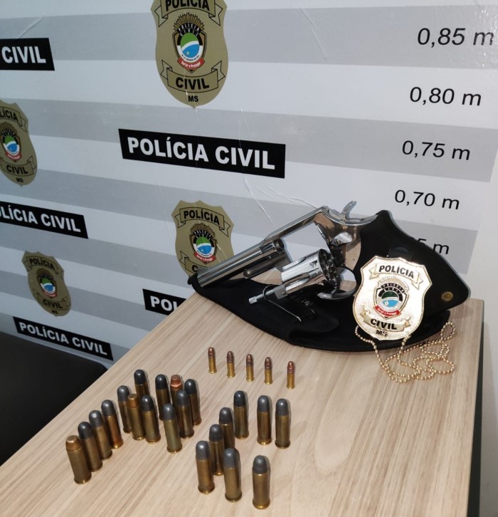 Autor de violência doméstica é preso por posse irregular de arma de fogo em Itaquiraí