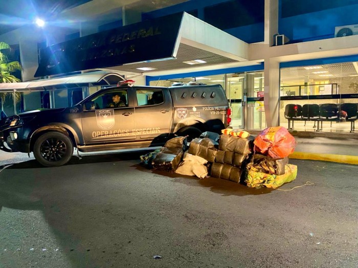 Polícia Militar do Amazonas (PMAM) apreende cerca de 600 quilos de entorpecentes em Santa Isabel do Rio Negro