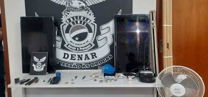 Investigação da Polícia Civil sobre ponto de venda de drogas no bairro jardim noroeste leva à prisão de traficantes e ladrões em Campo Grande