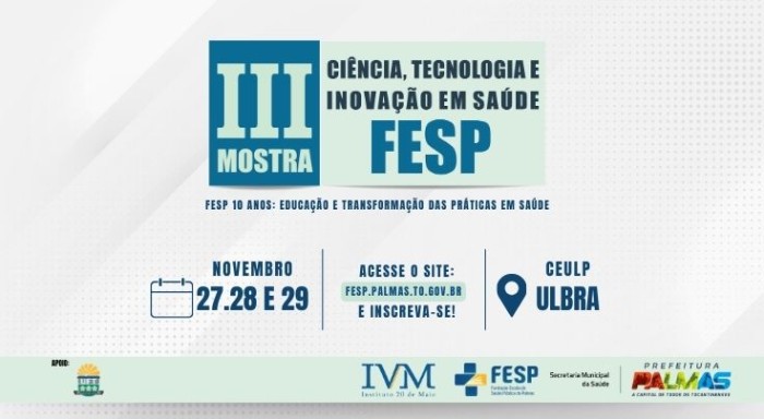III Mostra Fesp terá presença da diretora do Departamento de Gestão da Educação na Saúde
