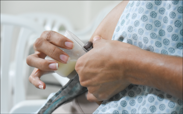 Novembro Roxo: HGCC recebe doação de leite humano para bebês prematuros