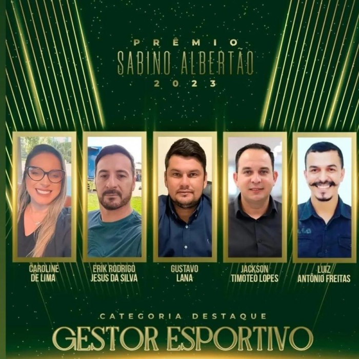 Secretário de Esportes de Primavera do Leste recebe Indicação ao Prêmio Sabino Albertão