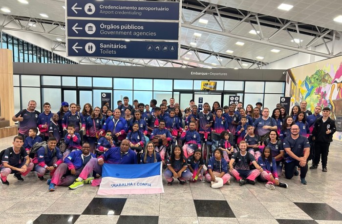Delegação capixaba embarca para a disputa das Paralimpíadas Escolares, em São Paulo-SP