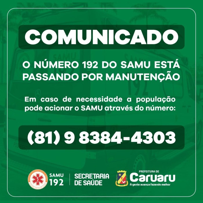 Foto: Reprodução/Prefeitura de Caruaru - PE