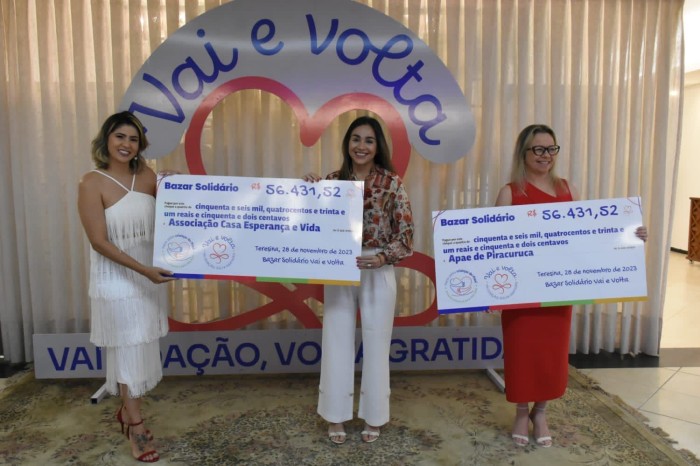 Movimento Vai e Volta entrega valores arrecadados a instituições beneficiadas