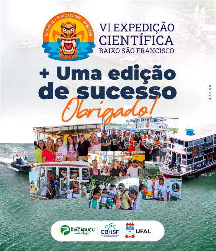 Em clima de festa, a VI expedição do São Francisco chega a Piaçabuçu