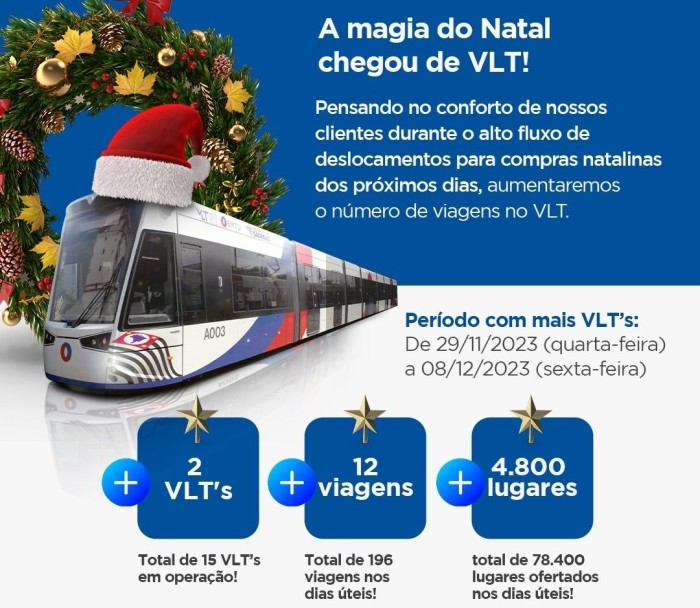 EMTU reforça operação na Baixada Santista em período de compras de Natal