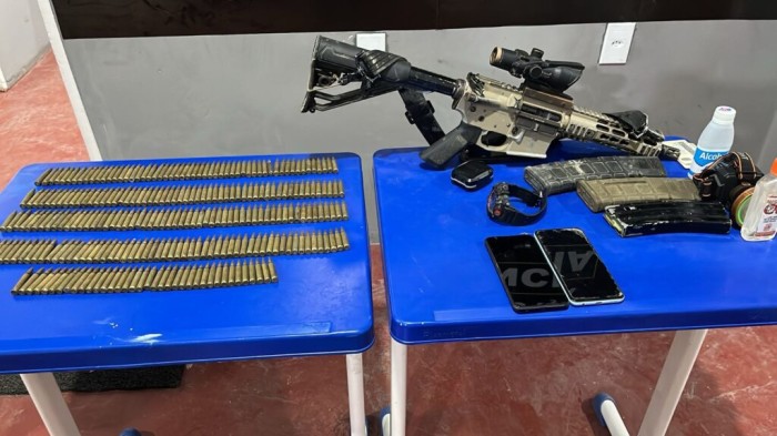 No interior, Polícia Militar do Amazonas prende sete pessoas e apreende armas de fogo