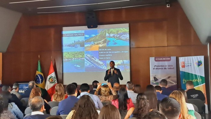 O roadshow é um evento realizado em parceria com a Embaixada do Brasil no Peru