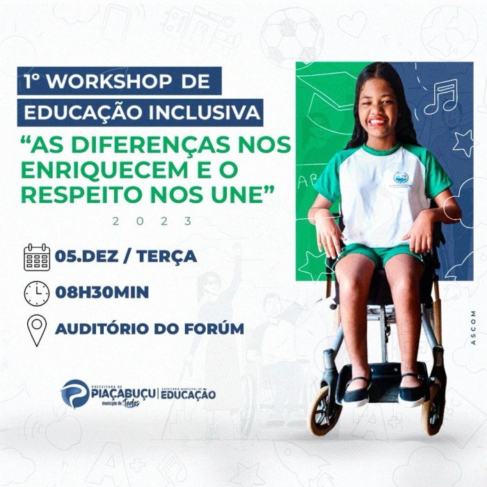 Piaçabuçu se Prepara para o 1º Workshop de Educação Inclusiva