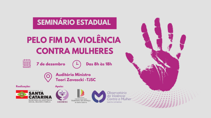Seminário estadual debate violência doméstica contra mulheres nesta quinta-feira