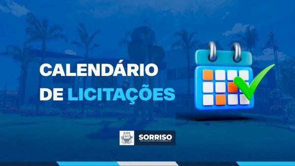 Calendário de Licitações passa por atualização