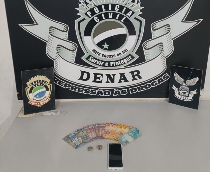 Traficante de 18 anos de idade é preso pela Polícia Civil em Campo Grande