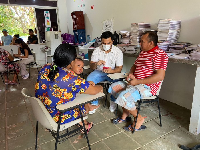 Sesapi realiza diagnóstico situacional em saúde da comunidade indígena Warao