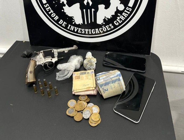 Um homem é preso por tráfico de drogas e posse irregular de arma de fogo em Aquidauana