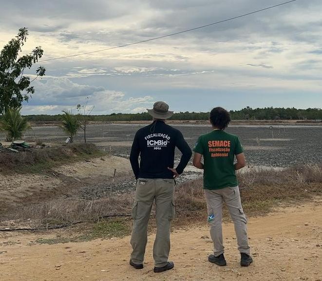 Semace participa de operação na APA Delta em conjunto com ICMBio e BPMA