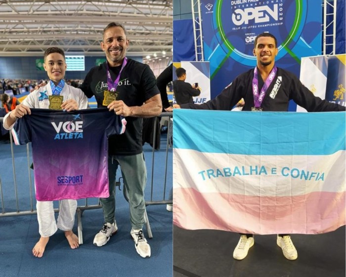 Capixabas conquistam títulos em campeonato internacional de jiu-jitsu, na Irlanda